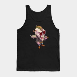 Punk Rock Skull Basher. Tank Top